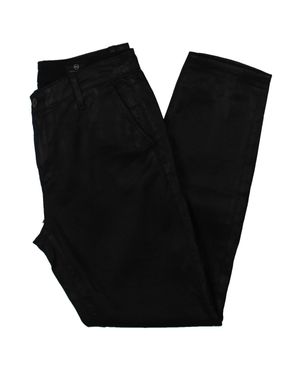 AG Jeans Caden Solid Mid-Rise Classic Straight Jeans - Black
