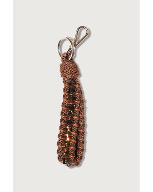 My Bob Rhinestones Key Ring - White