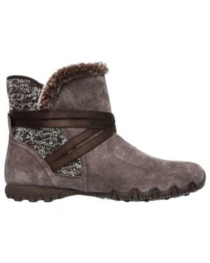 Skechers Bikers Flare Boot - Brown
