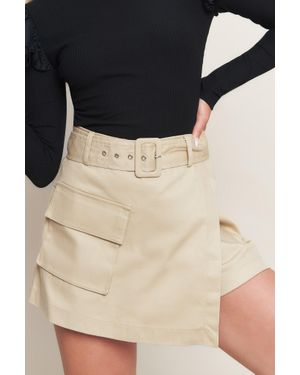 TRUEDAMES Let's Go For Drinks Woven Skort - Black