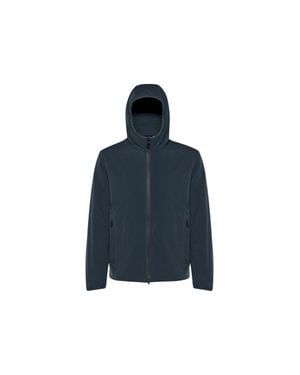 Geox Spherica Midnight Hooded Padded Parka - Blue