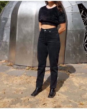 Oval Square Final Jeans - Black