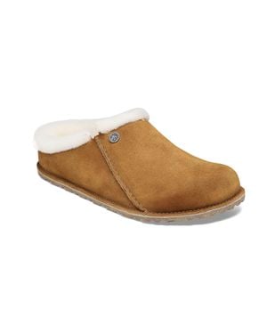Birkenstock Zermatt Premium Suede Clog Slipper - Brown