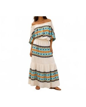 Mystery Resort Nerissa Isle Top And Skirt Set - Green