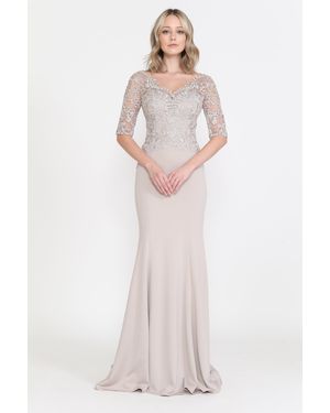 TRUEDAMES Elegant Mother Of Bride Dress - Pink