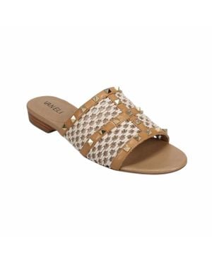 Vaneli Banyan Slide Sandals - Brown