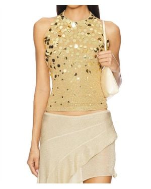 Asta Resort Alex Top - Metallic