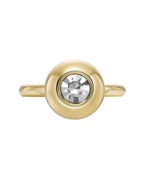 Fossil Bright Baubles-Tone Brass Center Focal Ring - Metallic