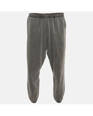 Acne Studios Cotton Knit Sweatpants - Gray