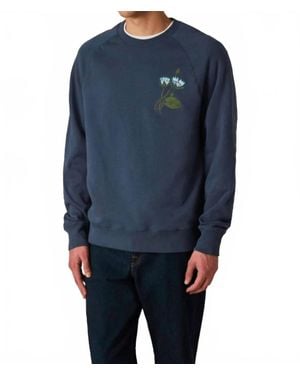 Paul Smith Floral Embroidery Sweatshirt - Blue