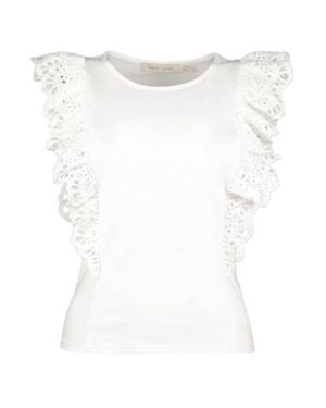 Bishop + Young Bruna Eyelet Tee - White