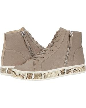 Dolce Vita Loreli Sneakers Canvas Side Zip Casual Shoes Zap729 - Gray