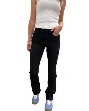 VERVET BY FLYING MONKEY Mid Rise Bootcut Jean - Black