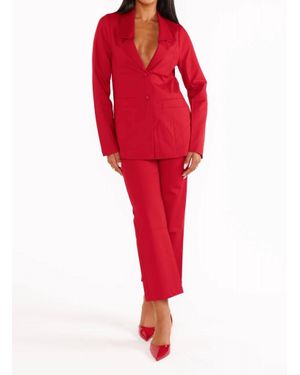 Show Me Your Mumu Major Suiting Blazer - Red