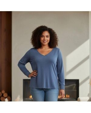 Msk Long Sleeve Top - Blue
