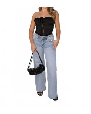 Et Clet Ducati Corset Top - Blue