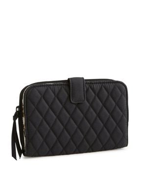 Vera Bradley Outlet Cotton Essential Tab Wallet - Black