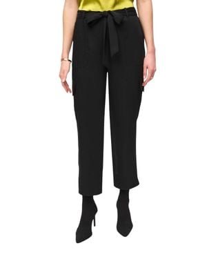 Joseph Ribkoff Stretch Woven Pull On Cargo Pant - Black