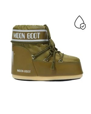 Moon Boot Icon Low Nylon Boots - Green