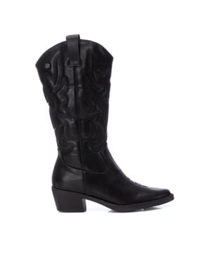 Xti Cowboy Boots - Black