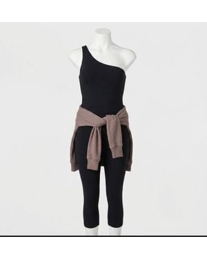 Spanx Bare Essentials Asymmetrical Tank Top - Black