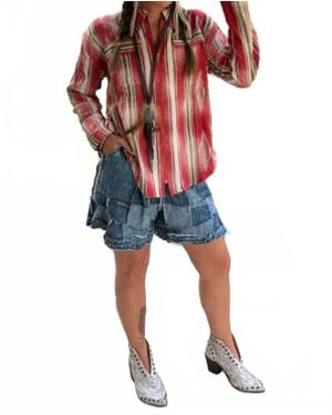 Jaded Gypsy Southwest Sunset Jacket - Blue