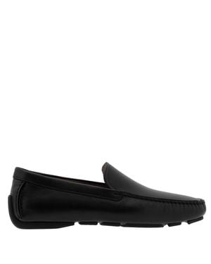Bally Walton Leather Drivers, Brand Size 5 Us Size 6 - Black