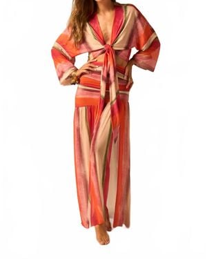 JBQ Kate Maxi Skirt - Red