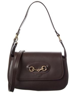 Persaman New York Reagan Leather Shoulder Bag - Black