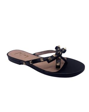 French Sole Bina Napa Sandals - Blue