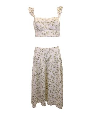 Reformation Junie Two Piece Set - White