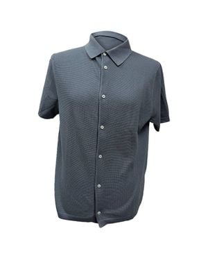Ralph Lauren Label Slim-Fit Piqué Shirt - Blue