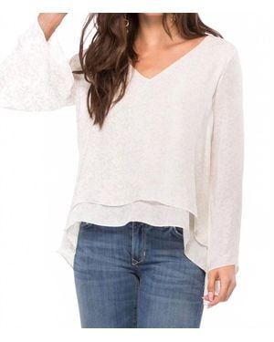 Parker Rita V-Neck Top - White
