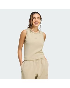 adidas Soft Lux Tank - Natural