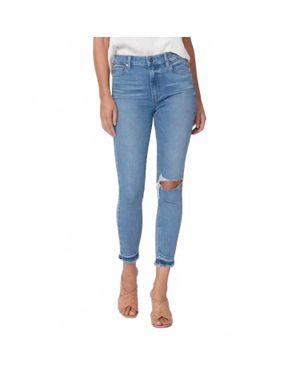 PAIGE Margot Crop Jean - Blue