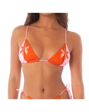 Maaji Everly Tri Bikini Top - Orange