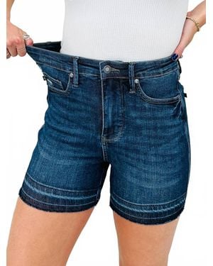Judy Blue High Waist Jean Shorts - Blue