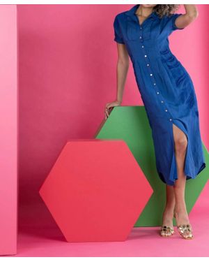 Emily Mccarthy Georgia Dress - Pink