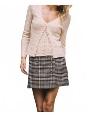 Skies Are Blue Skyler Crochet Cardigan - Pink