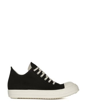 Rick Owens Low-Top Sneakers - Black