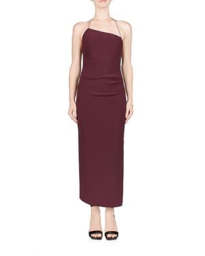 Bec & Bridge Andy Asymmetric Midi Dress - Purple