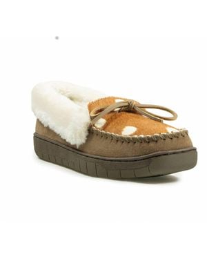 Ariat Antelope Print Ivy Moccasins - Metallic