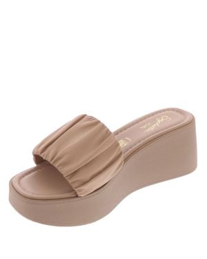 Seychelles Coney Island Sandals Vachetta Leather Wedge Heel Htat197 - Brown