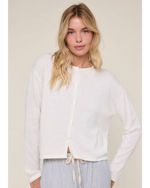 Wishlist Once Upon A Long Sleeve Cardigan - White