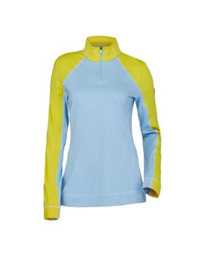 Spyder Savona Zip T-Neck Frost - Blue