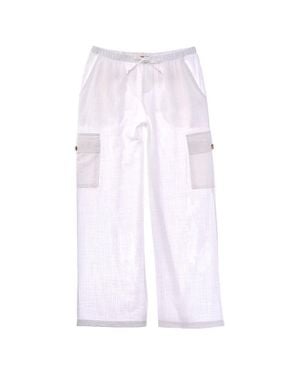 Vintage Havana Cargo Pant - White