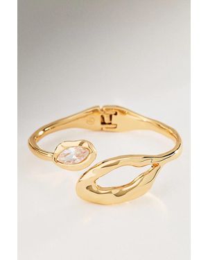 Ettika Molten Marquise Cuff - Metallic