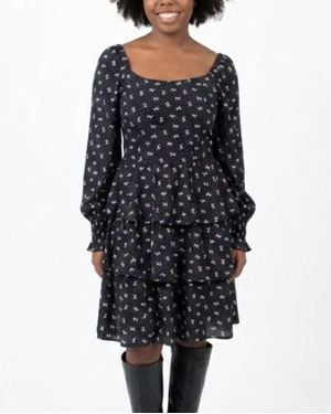 In-Loom Midnight Glow Dress - Black