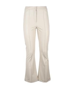 D. EXTERIOR Slightly Flared Pants - Natural
