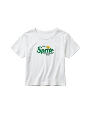 The Laundry Room Sprite Ribbed Baby Tee - White